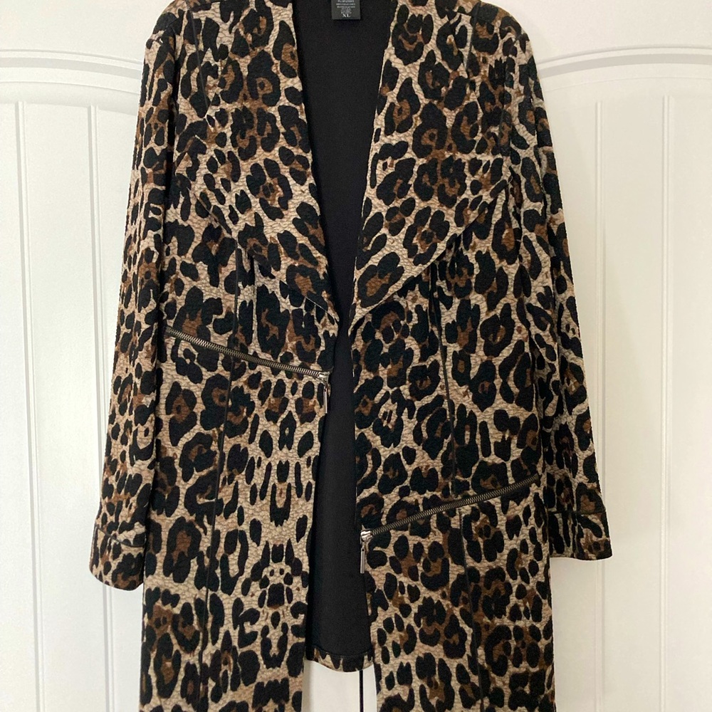 eva varro - Barcelona jacket - leopard print - ladies XL